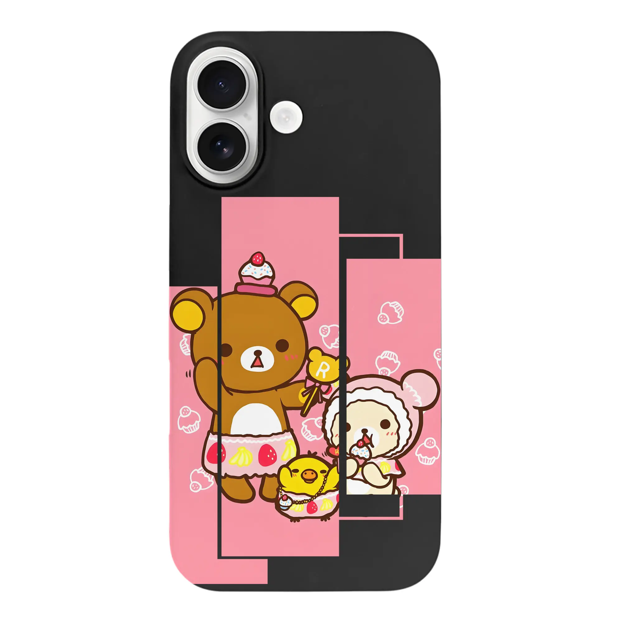 リラックマ (Rilakkuma) グッズ リラックマ (Rilakkuma) - iPhone 17 シリーズ シリコンケース 薄型 耐衝撃 指紋防止 ソフトタッチカバー 精密フィット 傷防止 保護ケース iPhone 17/17 Air/17 Pro/17 Pro Max 対応